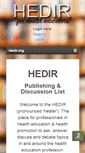 Mobile Screenshot of hedir.org
