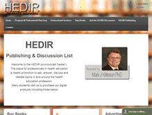 Tablet Screenshot of hedir.org